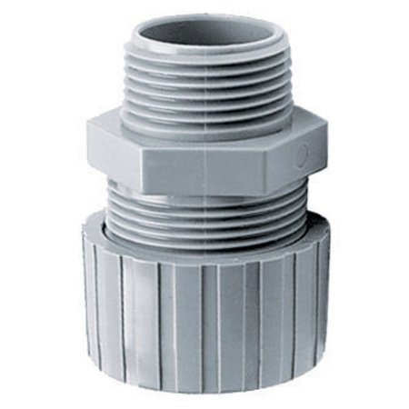 Kellems Wire Managent, Cord Connector, Non-Metallic, .37-.50"", 3/4"", Gray -  HUBBELL WIRING DEVICE-KELLEMS, HBL10CM35S